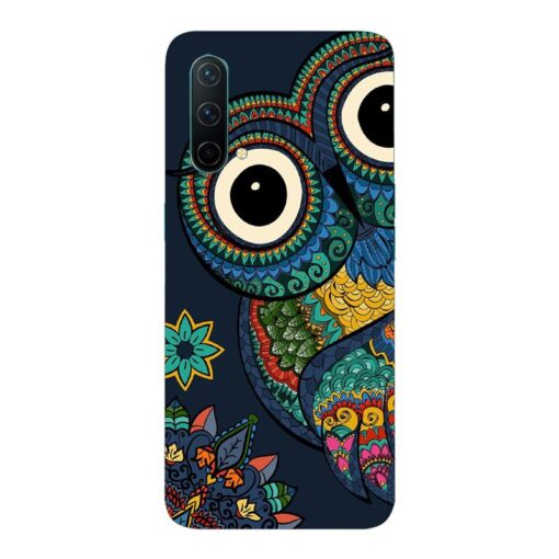 Oneplus Nord CE 5G Mobile Cover Multicolor Owl