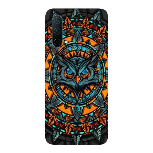 Oneplus Nord CE 5G Mobile Cover Orange Amighty Owl