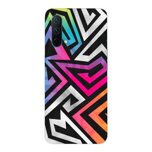Oneplus Nord CE 5G Mobile Cover Trippy Abstract