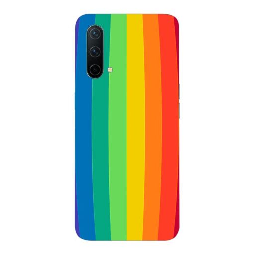 Oneplus Nord CE 5G Mobile Cover Vertical Rainbow