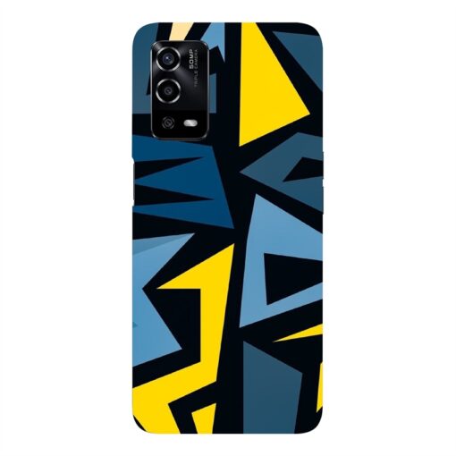 Oppo A55 Mobile Cover Abstract Pattern YBB