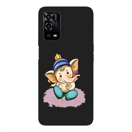 Oppo A55 Mobile Cover Bal Ganesha