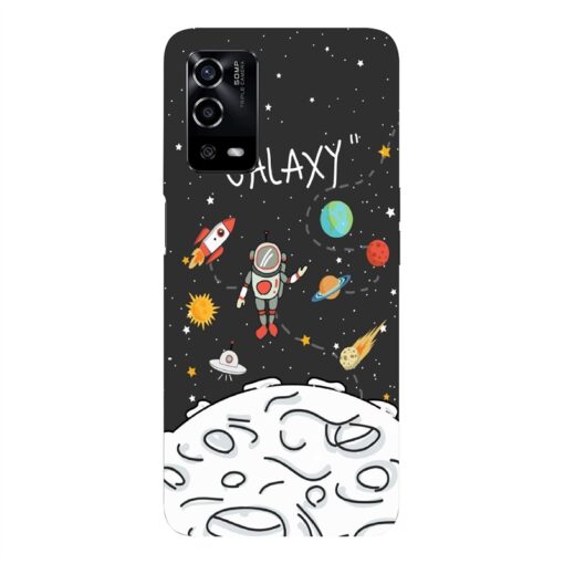 Oppo A55 Mobile Cover Space Design NASA