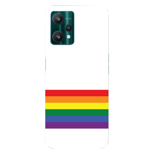 Realme 9 pro plus 5g mobile cover Rainbow Stripes Back Cover 2