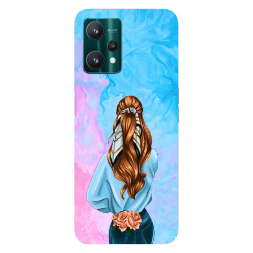 Realme 9 pro plus 5g mobile cover Stylish Girl 3D 2