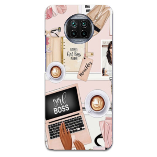 Mi 10i Mobile Cover Boss Girl Mobile Cover