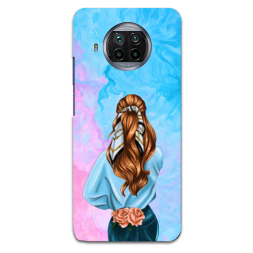 Mi 10i Mobile Cover Stylish Girl 3D