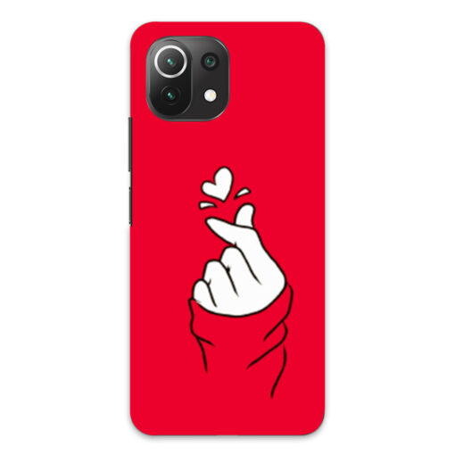 Mi 11 Lite Mobile Cover BTS Red Hand