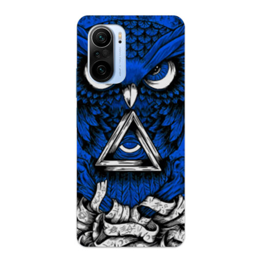 Mi 11x Mobile Cover Blue Owl