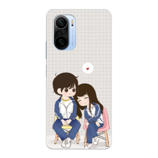 Mi 11x Mobile Cover Cute Couple