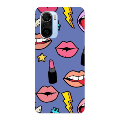 Mi 11x Mobile Cover Lipstick Lips Design