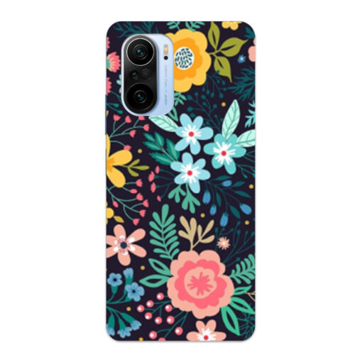 Mi 11x Mobile Cover Multicolor Design Floral FLOA