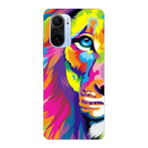 Mi 11x Mobile Cover Multicolor Lion