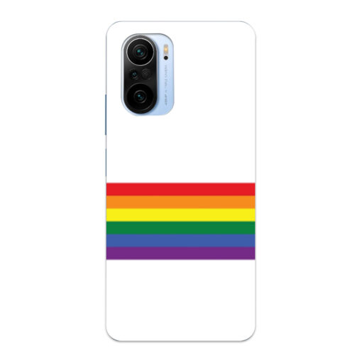 Mi 11x Mobile Cover Rainbow Stripes Back Cover