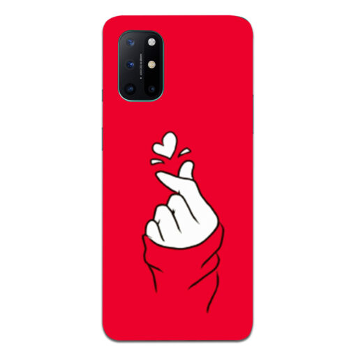 Oneplus 8t Mobile Cover BTS Red Hand