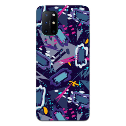 Oneplus 8t Mobile Cover Blue Abstract