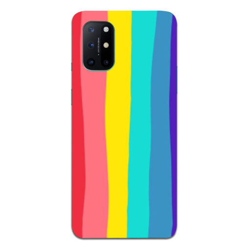 Oneplus 8t Mobile Cover Bright Rainbow