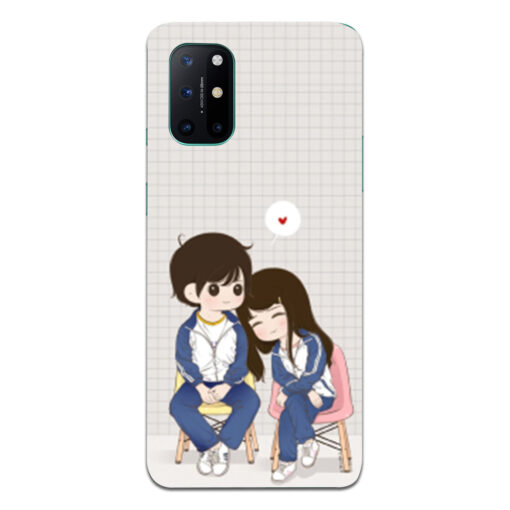 Oneplus 8t Mobile Cover Cute Couple