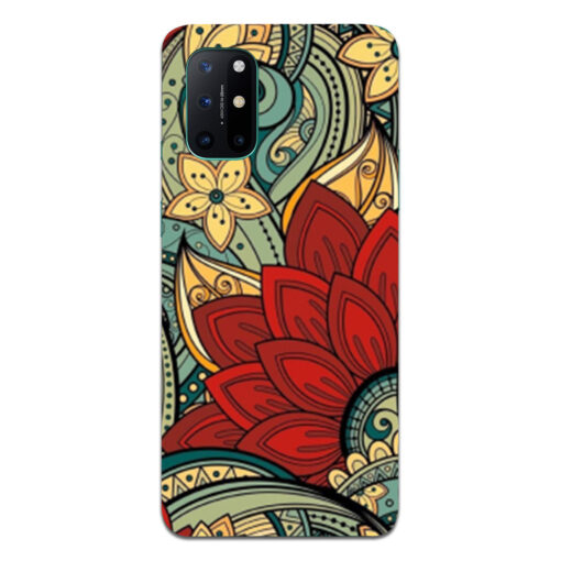 Oneplus 8t Mobile Cover Floral Design FLOD