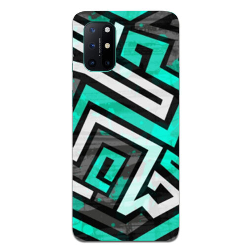 Oneplus 8t Mobile Cover Green Abstract FLOE