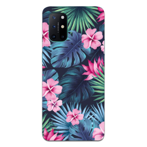 Oneplus 8t Mobile Cover Leafy Floral