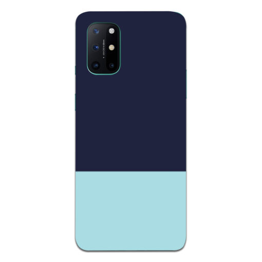 Oneplus 8t Mobile Cover Light Blue and Prussian Formal