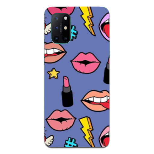 Oneplus 8t Mobile Cover Lipstick Lips Design