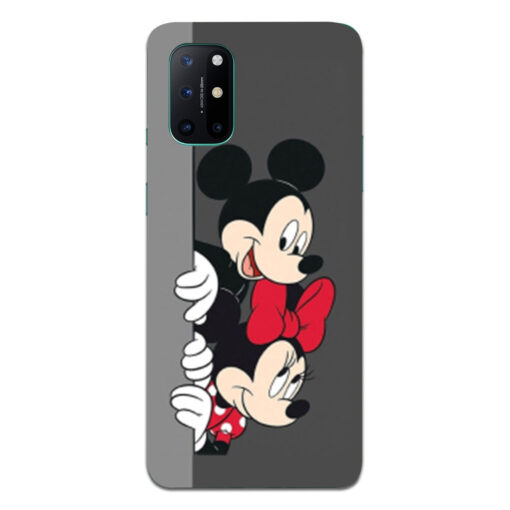 Oneplus 8t Mobile Cover Minnie and Mickey Mouse