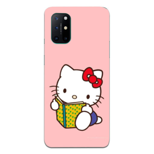 Oneplus 8t Mobile Cover Studying Cute Kitty