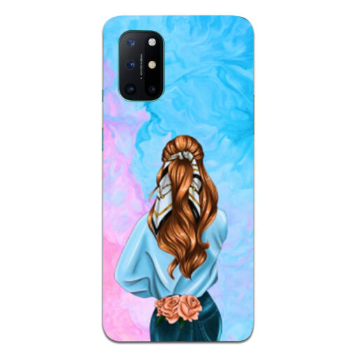 Oneplus 8t Mobile Cover Stylish Girl 3D