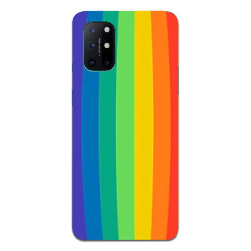 Oneplus 8t Mobile Cover Vertical Rainbow