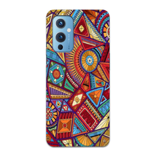 Oneplus 9 Mobile Cover Abstract Pattern