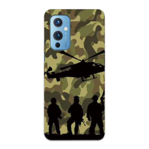 Oneplus 9 Mobile Cover Army Design