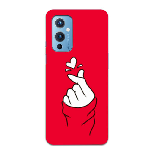 Oneplus 9 Mobile Cover BTS Red Hand