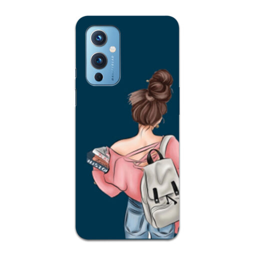 Oneplus 9 Mobile Cover Beautiful College Girl
