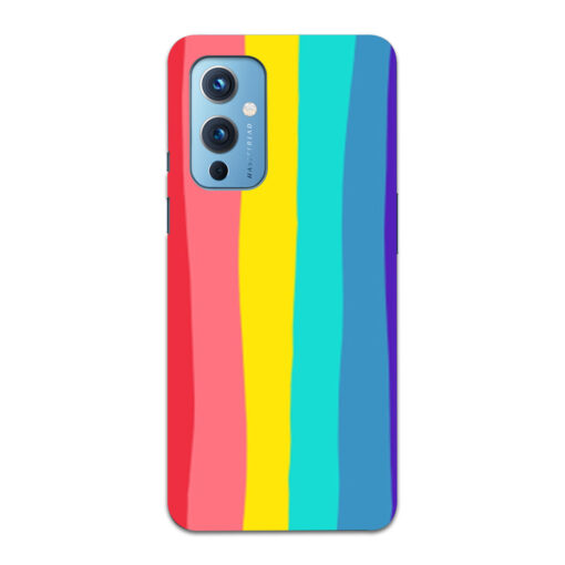 Oneplus 9 Mobile Cover Bright Rainbow