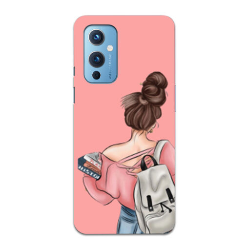 Oneplus 9 Mobile Cover College Girl