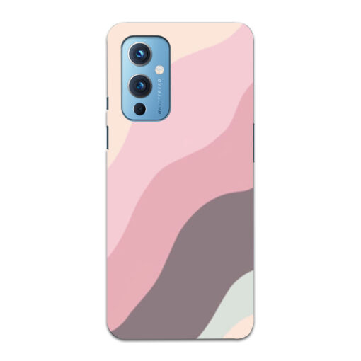Oneplus 9 Mobile Cover Colorful Curvy Line