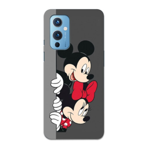 Oneplus 9 Mobile Cover Minnie and Mickey Mouse