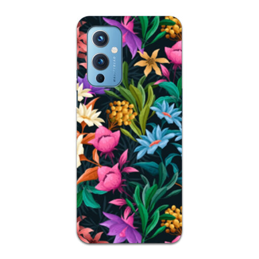 Oneplus 9 Mobile Cover Multicolor Floral