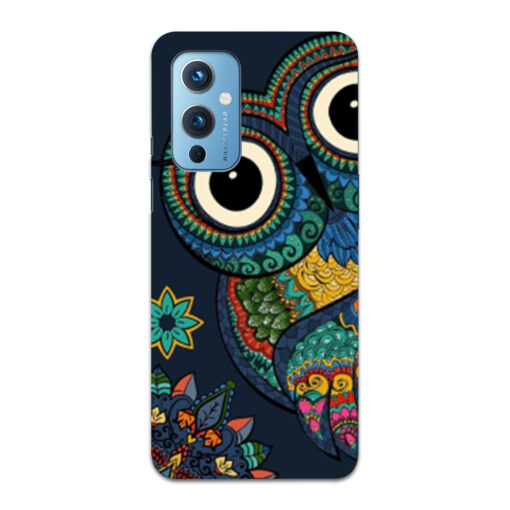 Oneplus 9 Mobile Cover Multicolor Owl