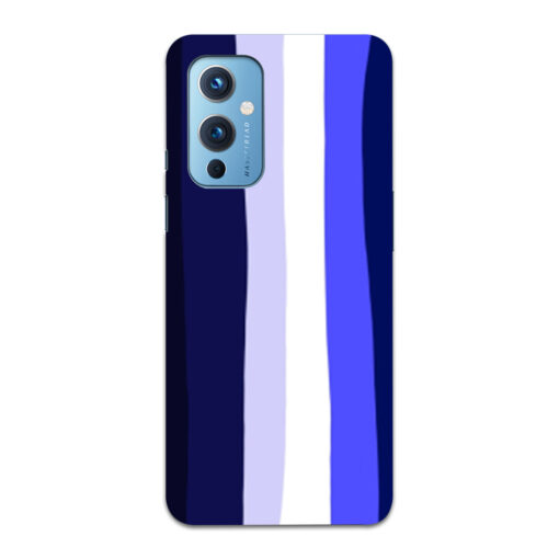 Oneplus 9 Mobile Cover Prussian Blue Shade Rainbow