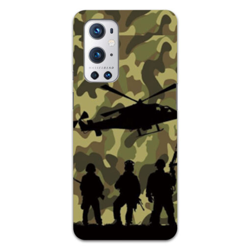 Oneplus 9 Pro Mobile Cover Army Design