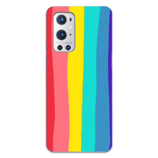 Oneplus 9 Pro Mobile Cover Bright Rainbow
