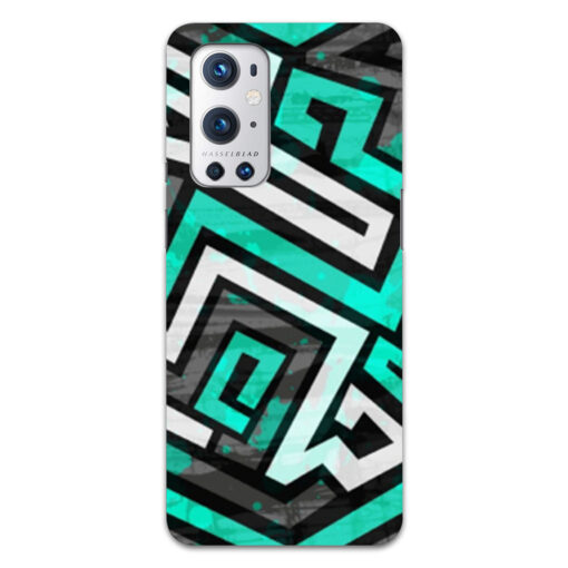 Oneplus 9 Pro Mobile Cover Green Abstract FLOE