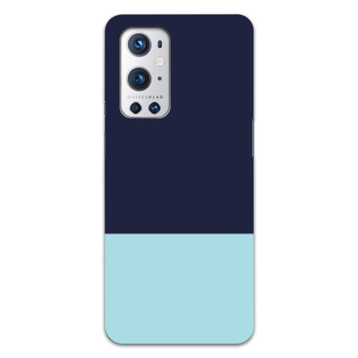 Oneplus 9 Pro Mobile Cover Light Blue and Prussian Formal