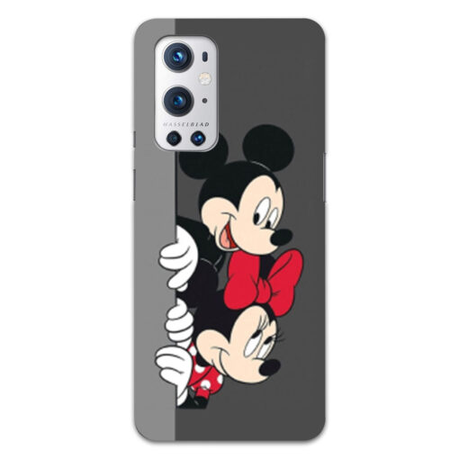 Oneplus 9 Pro Mobile Cover Minnie and Mickey Mouse