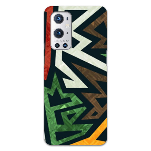 Oneplus 9 Pro Mobile Cover Multicolor Abstracts