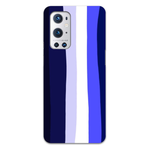 Oneplus 9 Pro Mobile Cover Prussian Blue Shade Rainbow