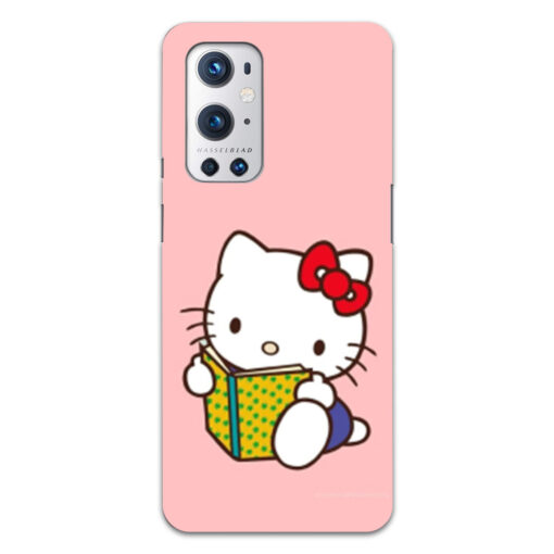 Oneplus 9 Pro Mobile Cover Studying Cute Kitty